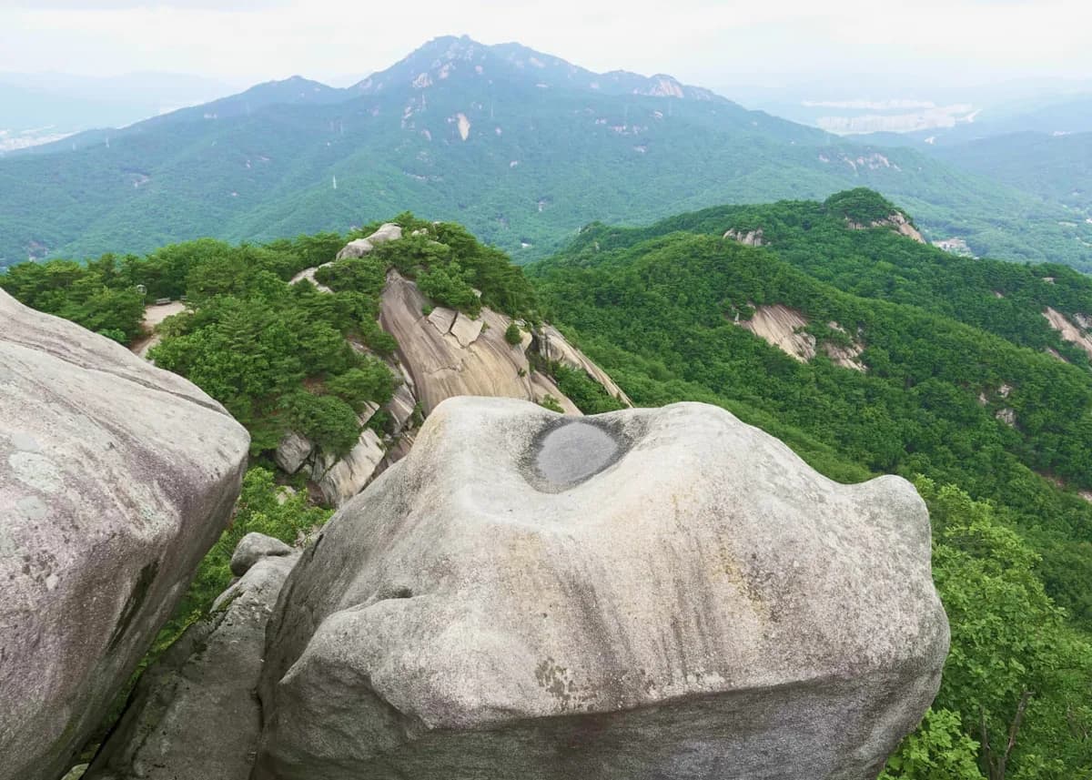 불암산 산행 풍경