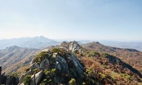 도봉산 신선대 코스 전경